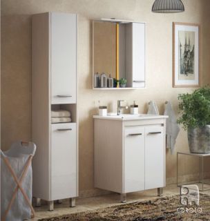 Зеркало-шкаф с подсветкой Corozo Лорена правый 75см лайн SD-00000297